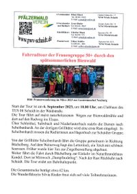 Frauenradtour 50+ 06.09.2023